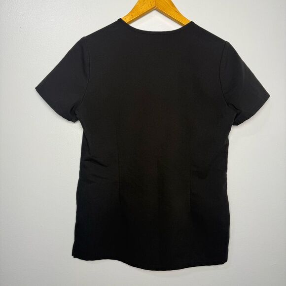 Figs Casma Top and Livingston High Waist Pants Set Black |  XS - Picture 3 of 8